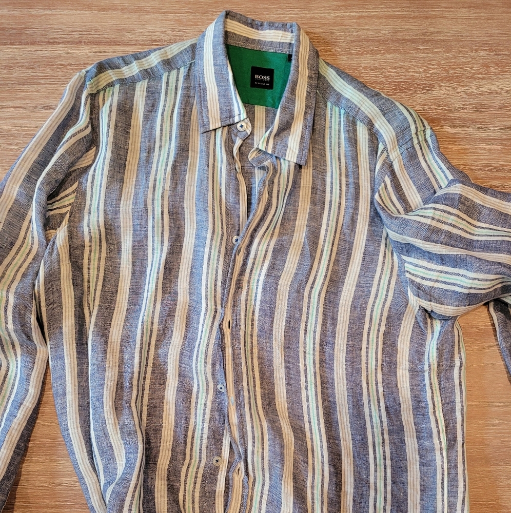 Linen Hugo Boss shirt